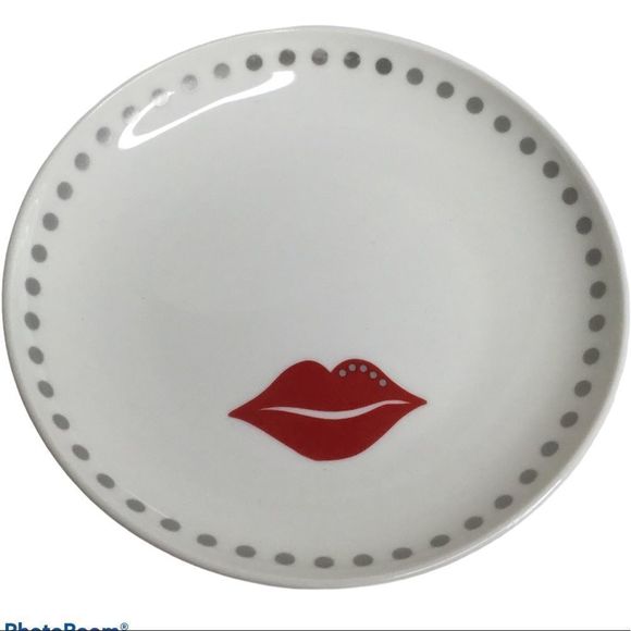 OlegCassini He & She Porcelain Set Of 2 Appetizer Serving 5” Plates Gift Set NIB - Picture 3 of 10